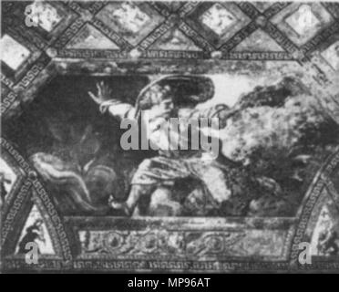 . RAFFAELLO Sanzio Dekoration der Loggia im Freien Palazzi Pontifici, Vatikan. Zwischen 1518 und 1519 siehe Dateiname oder Kategorie 817 Loggia di Raffaello, 01, 01 Stockfoto