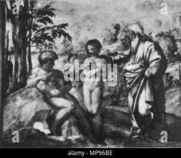 . RAFFAELLO Sanzio Dekoration der Loggia im Freien Palazzi Pontifici, Vatikan. Zwischen 1518 und 1519 siehe Dateiname oder Kategorie 817 Loggia di Raffaello, 02, 01. Stockfoto