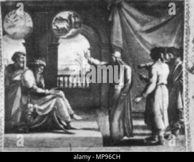 . RAFFAELLO Sanzio Dekoration der Loggia im Freien Palazzi Pontifici, Vatikan. Zwischen 1518 und 1519 siehe Dateiname oder Kategorie 817 Loggia di Raffaello, 07., 04. Stockfoto