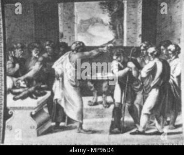 . RAFFAELLO Sanzio Dekoration der Loggia im Freien Palazzi Pontifici, Vatikan. Zwischen 1518 und 1519 siehe Dateiname oder Kategorie 817 Loggia di Raffaello, 11, 01. Stockfoto