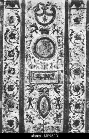 . RAFFAELLO Sanzio Dekoration der Loggia im Freien Palazzi Pontifici, Vatikan. Zwischen 1518 und 1519 siehe Dateiname oder Kategorie 817 Loggia di Raffaello, grottesche Stockfoto