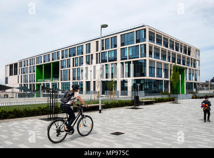 Ansicht der neuen Boroughmuir High School kürzlich eröffnete in Edinburgh, Schottland, UK, Vereinigtes Königreich Stockfoto