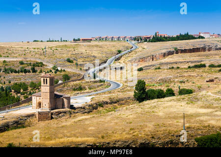 Iglesia de la Vera Cruz ist eine katholische Kirche in Segovia, Spanien Stockfoto