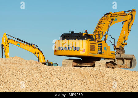 Komatsu PC 360 Digger Stockfoto