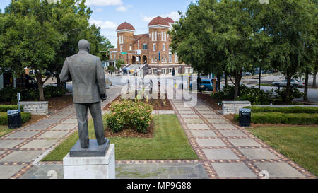 Martin Luther King, MLK Statue, Kelly Ingram Park, 16 Street Baptist Church in Birmingham, Alabama, USA Stockfoto