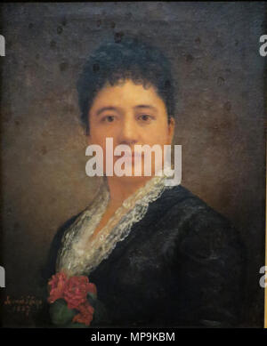 . Englisch: Portrait von Ke Ali'i Bernice Pauahi von Jeanette Shepperd Harrison Loop, unterzeichnet "Jennie S. Loop, 1887', Bishop Museum (Bischöfe offizielle Titel pro Ihre offizielle Gründung Website sowie die Kamehameha Schulen, dass Sie einrichten, der größten Bildungs-/Schule Vertrauen in die Welt, in Höhe von 6 Milliarden Dollar heute.). 1887. Jeanette Shepperd Harrison (1840-1909) Alternative Namen: Jennie S. Loop, Frau Henry Schleife Beschreibung Künstler und Maler Geburtsdatum / Tod 1840 1909 Ort der Geburt New Haven Authority control: Q 23615781 818 Porträt der Prinzessin Bernice Pauahi Stockfoto