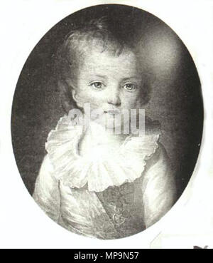 Englisch: Dauphin Louis Joseph Xavier von Frankreich, zweites Kind und erster Sohn von König Ludwig XVI. von Frankreich und Königin Marie Antoinette von Frankreich, der Enkel von Kaiserin Maria Theresia von Österreich und des Heiligen Römischen Kaiser Franz I. Stephan von Lothringen, Versailles. 823 Louis Joseph von Frankreich 1. Stockfoto