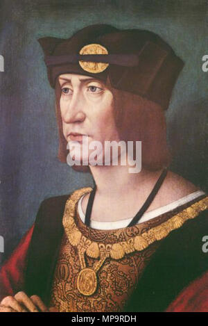 Ludwig XII., König von Frankreich (1462-1515). English: Porträt Ludwigs XII. von sind in Windsor Castle Englisch: Porträt von Ludwig XII. von Frankreich, Malerei in Windsor Castle Français: Portrait de Ludwig XII. von Frankreich, peinture, Windsor Castle. ca. 1514. 833 Ludwig XII. von Frankreich Stockfoto