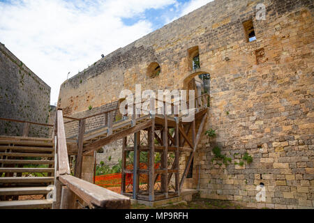 Kastell von Otranto im südlichen Teil von Italien, Europa Stockfoto