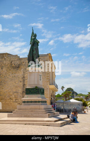 Otranto, Italien - 18.05.2018: Kastell von Otranto im südlichen Teil von Italien, Europa Stockfoto