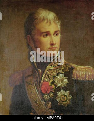 Englisch: Marshal Jean Lannes, duc de Montebello Français: Maréchal Jean Lannes (1769-1809). 855 Marechal-Lannes Stockfoto