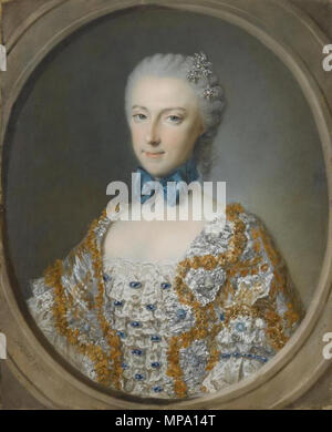 . Englisch: Porträt der Erzherzogin Maria Anna von Österreich (1738-1789). 18. 856 Maria Anna von Österreich von Bernard Stockfoto