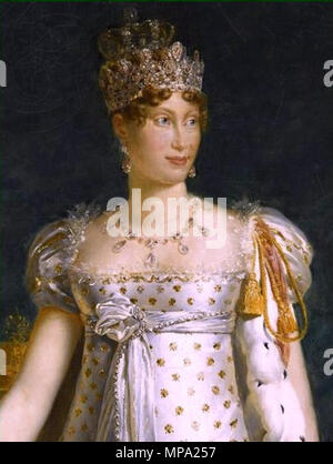 . Englisch: Portrait von Marie Louise von Österreich, Kaiserin von French Italiano: Maria Luisa, imperatrice dei Francesi. . Ca. 1812. 860 Marie Louise von Österreich von Guerin detail Stockfoto