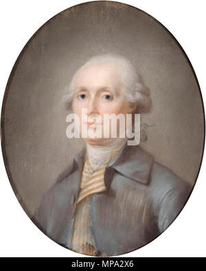 . Français: Portrait de Marie-Jean-Antoine-Nicolas Caritat, Marquis de Condorcet (1743-1794). 18. 864 Marquisdecondorcet Stockfoto