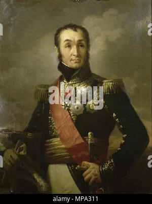 Nicolas Charles Oudinot, Duc de Reggio, Maréchal d'Empire 1848. 864 Marschall Nicolas Oudinot Stockfoto