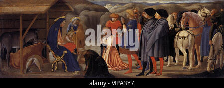 Die Anbetung der Heiligen Drei Könige 1426. 868 Masaccio - Anbetung der Heiligen Drei Könige - WGA 14203 Stockfoto