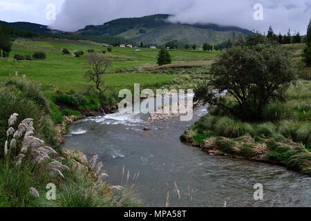 GRANJA PORCON-evangelischen Kooperativen - Departement Cajamarca PERU Stockfoto