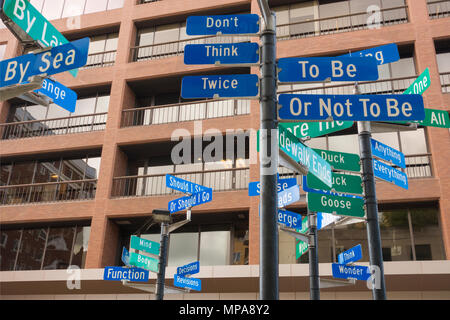 Interaktive öffentliche Kunstwerke Madison Wisconsin Stockfoto