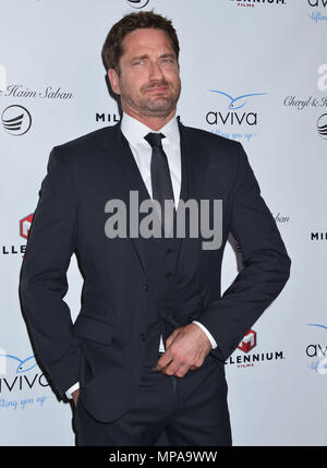 Geard Butler 016 bei der Gala zu Ehren Avi Lerner und Millenium Filme im Beverly Hills Hotel in Beverly Hills. April 16, 2016. Gerard Butler 032 - - - - - - - - - - - - - Red Carpet Event, Vertikal, USA, Filmindustrie, Prominente, Fotografie, Bestof, Kunst, Kultur und Unterhaltung, Topix Prominente Fashion/Vertikal, Besten, Event in Hollywood Leben - Kalifornien, Roter Teppich und backstage, USA, Film, Stars, Film Stars, TV Stars, Musik, Promis, Fotografie, Bestof, Kunst, Kultur und Unterhaltung, Topix, drei Viertel, vertikal, eine Person aus dem Jahr 2016, Stockfoto