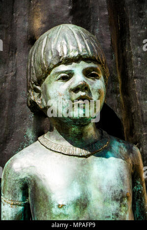 Statue, Santa Casa da Misericordia, Lissabon, Portugal Stockfoto