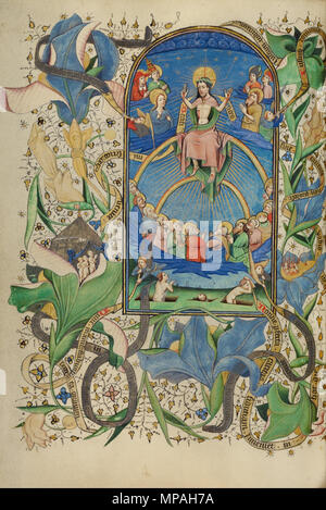 Das letzte Urteil über 1450 - 1455. 870 Meister der Guillebert de Mets (Flämisch, aktive ca. 1410 - 1450) - Das Letzte Gericht - Google Kunst Projekt Stockfoto