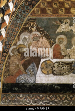 Englisch: Szenen aus der Passion Christi: Klage über den Toten Christus zwischen 1260 und 1280. 871 Master des Hl. Franziskus - Szenen aus der Passion Christi - Klage über den Toten Christus - WGA viewsurf Stockfoto