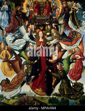 Englisch: Maria, Königin des Himmels zwischen ca. 1485 und ca. 1500. 872 Meister Der Saint Lucy Legende - Maria, Königin des Himmels - WGA 14621 Stockfoto