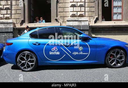 Giro d'Italia 2018 (4. Stufe in Catania, Sizilien, Italien) Stockfoto