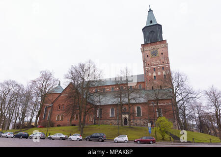 Die Kathedrale von Turku in Finnland Stockfoto