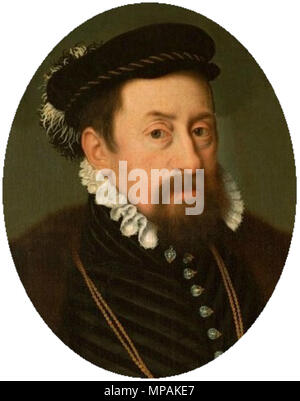 . Englisch: Maximilian II., Kaiser des Heiligen Römischen Reiches. ca. 1566. Nicolas Neufchatel (Fl. 1539 - 1567) Alternative Namen Nicolas de Neufchâtel, Nicolaes Neufchatel, Lucidel Beschreibung flämischen Maler und Zeichner Geburtsdatum / Tod 1527 nach 1573 Ort der Geburt / Todes Mons Nürnberg (?) Arbeit Zeitraum ca. 1539-1567 Arbeit Standort Antwerpen (1539), Mons (1540), Nürnberg (1561-23 Juli 1567) Kontrolle: Q 323971 VIAF: 5815065 ULAN: 500010427 WGA: Neufchatel, Nicolas GND: 122466705 BPN: 65522973 878 Heiligen Römischen Kaiser Maximilian II. Stockfoto