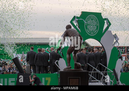 Celtic Team im Celtic Park, Glasgow, Schottland, am Samstag, den 19. Mai, 2018 Stockfoto