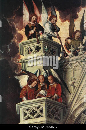 Das Letzte Gericht. Triptychon (Detail). Zwischen 1467 und 1471. 883 Memling, Giudizio universale 07. Stockfoto