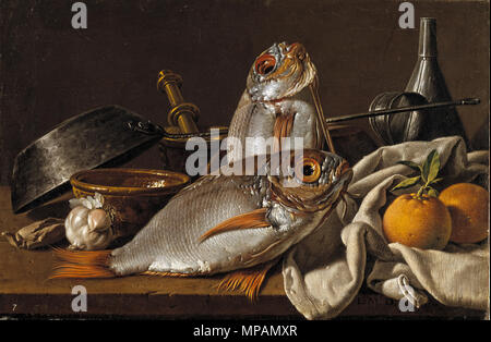 834 Luis Egidio Meléndez - Still-Life-WGA 14755 Stockfoto