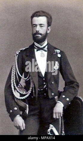 . Italiano: Luigi Montabone (18.-1877) - AMADEO ich di Savoia (1845-1890) Duca d'Aosta, e re di Spagna. Englisch: Luigi Montabone (18.-1877) - AMADEO I. von Savoyen (1845-1890), Herzog von Aosta, und der König von Spanien. . Vor 1877. Luigi Montabone (18.-1877). 903 Montabone, Luigi (18.-1877) - Milano - Amadeo l (1845-1890) Herzog von Aosta, und König von Spanien Stockfoto