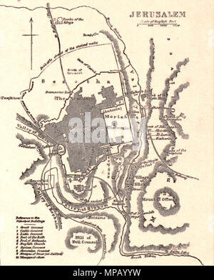 Johnson's Palästina. Englisch: Ein schönes Beispiel für A.J.Johnson's Karte 1862 Palästina/Israel/Heiliges Land. Details der Region südlich von Beirut zu Busaireh und bis Kadesch-Barnea. Erstreckt sich nach Osten bis an den Berg Alsadamus im heutigen Syrien. Bietet sowohl moderne und antike Geographie, oft unter Hinweis auf mehrere Namen für die gleichen politischen und geografischen Gegebenheiten. Zeigt auch zahlreiche Straßen und Karawanen in der gesamten Region. Einem Einsatz in der unteren linken Quadranten Details die Jerusalem mit 10 wichtigen biblischen Stätten, Kirchen und Moscheen. Eine eingravierte Blick auf Damaskus de Stockfoto