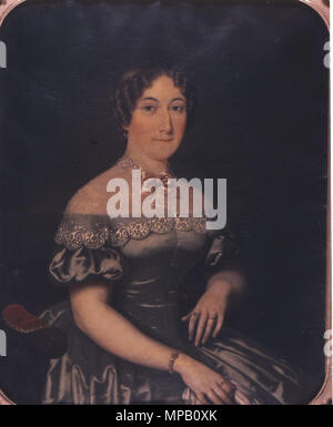 Frau John Graham ca. 1849. 917 Brooklyn Museum - Frau John Graham - Charles Christian Heinrich Nahl Stockfoto