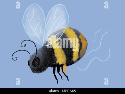 Bumblebee Abbildung Stockfoto