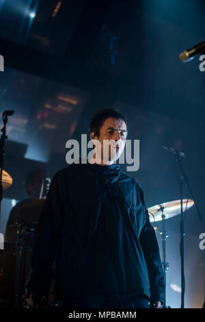 Liam Gallagher bei Benefizkonzert für Manchester terror Angriff Opfer bei O2 Ritz, Manchester - Mai 2017 Stockfoto