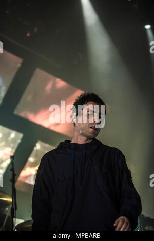 Liam Gallagher bei Benefizkonzert für Manchester terror Angriff Opfer bei O2 Ritz, Manchester - Mai 2017 Stockfoto