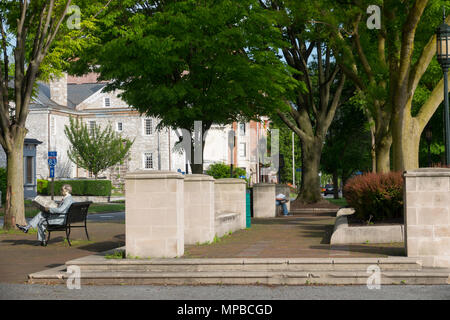 USA Pennsylvania PA Harrisburg State Capitol downtown riverfront Park Stockfoto