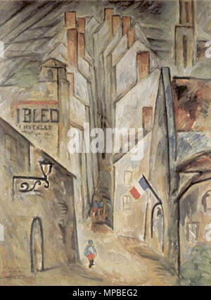 . Malerei von Nils Dardel, Info zu kommen. -1943. 920 ND 09. Stockfoto