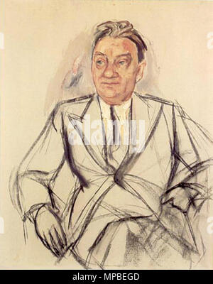 . Malerei von Nils Dardel, Info zu kommen. -1943. 921 ND 57 Stockfoto