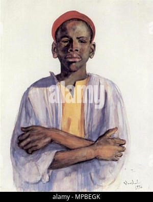 . Malerei von Nils Dardel, Info zu kommen. -1943. 921 ND 58 Stockfoto