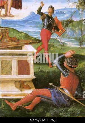 1037 Rafael - Ressurreição de Cristo (detalhe - SOLDADO) Stockfoto