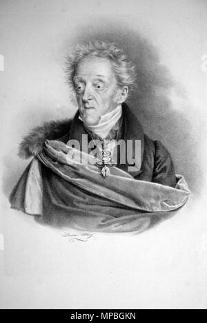 OLYMPUS DIGITALKAMERA. Deutsch: Johann Rudolf Graf von Czernin von und zu Chudenitz (1757-1845), k. k. Wirtschaftsvereinigung Stahl und Kunstsammler. Lithographie von Friedrich Lieder, Ca. 1830. um 1830. Friedrich Lieder (1780-1859) 727 Johann Rudolf von Czernin Litho Stockfoto