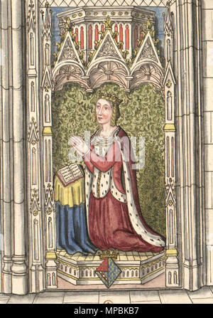 . Johanna von Frankreich. Datum unbekannt. Anonym 721 Johanna von Valois, Königin von Navarra 1. Stockfoto