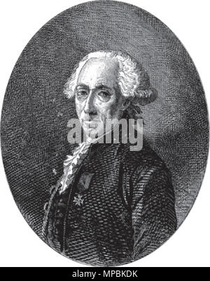 . Louis Alexandre de La Rochefoucauld Herzog von enville Paliard 822 Louis Alexandre Stockfoto