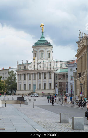 31. August 2017, Potsdam, Deutschland. Potsdam, Forum fŸr Kunst und Kunstgewerbe [Museum] im Alten Rathaus befindet sich auf dem Alten Marktplatz, © Peter SPURRIER, Stockfoto