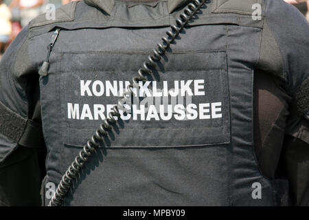 Amsterdam, Niederlande - 20 August, 2015: Die Königliche Trooper ist ein niederländischer politieorganisatie mit militärischem Status Stockfoto