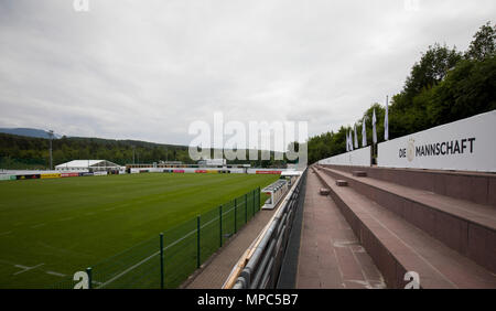 22. Mai 2018, Italien, Eppan: Das große Training Feld auf dem Trainingsgelände im Sportzentrum Rungg. Die deutsche Fußball-Nationalmannschaft für die Weltmeisterschaft 2018 in Russland bereiten auf ihr Trainingslager in der Nähe von Bozen von 23. Mai bis 07. Juni 2018. Foto: Christian Charisius/dpa Stockfoto